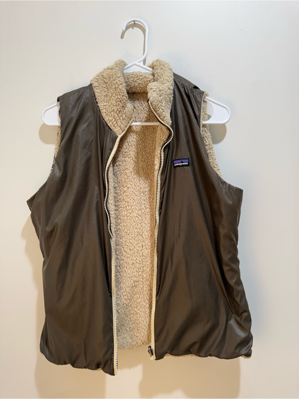Patagonia Reversible Los Gatos Fleece Vest Women’s Large - Picture 11 of 14